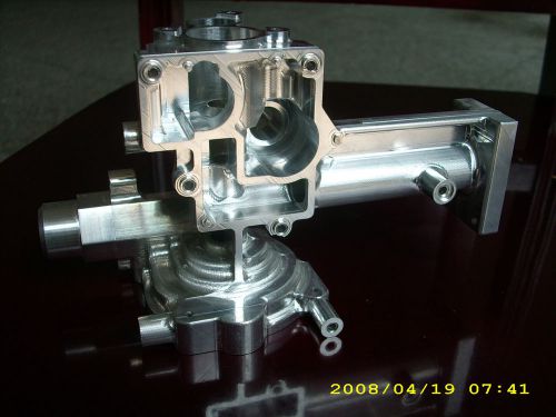 Custom cnc machining precision aluminium gearbox 3d rapid prototyping parts