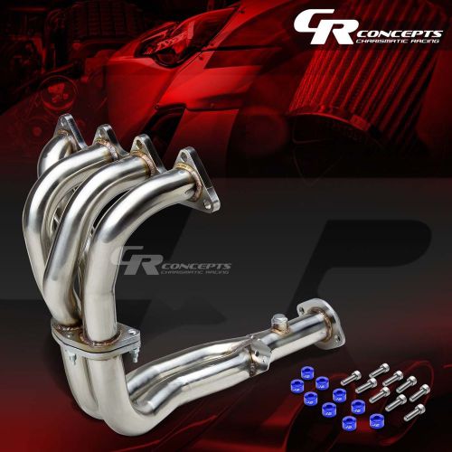 J2 for 92-93 integra exhaust manifold racing header+blue washer cup bolts