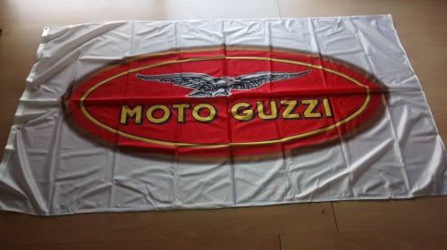 Moto guzzi flag banner sign 5x3 ft