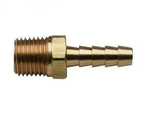 Tempo 200010 401t15 marine boat male 1/4" npt 1/4" i.d. brass hose barb