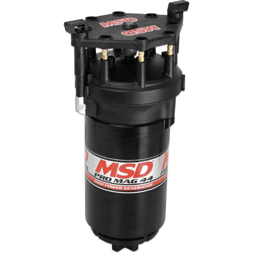 Msd ignition 81403 pro mag 44 ccw rotation 44 amp racing aluminum magneto black