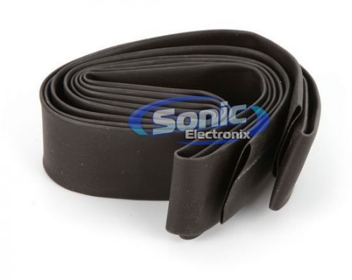 Xscorpion hst12bk 4 ft of 1/2&#034; thick black flexible heat shrink tubing