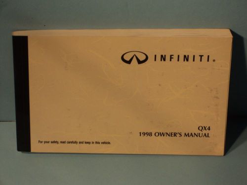 98 1998 infiniti qx4 owners manual