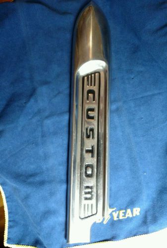 1949-51 ford lh custom fender badge