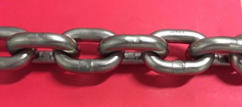 Cromox stainless steel 316 din 5687 lifting chain 13mm or 1/2&#034; by the foot