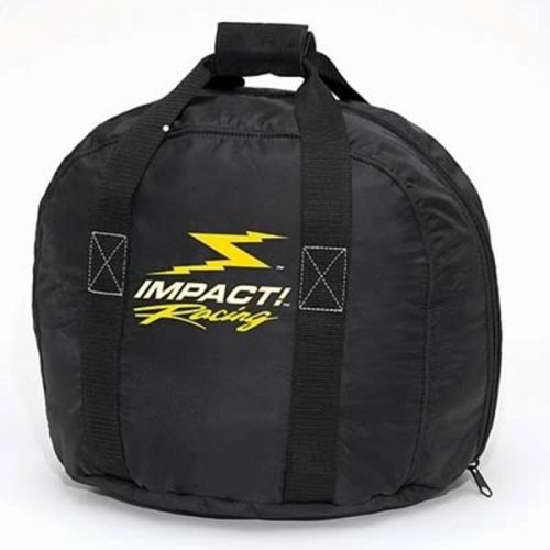 Imp71000910 -  impact racing 71000910 helmet bag nylon black zipper closure