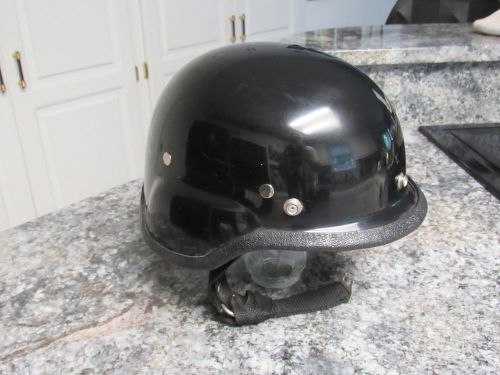 Motorcycle german style helmet black  - size xl / xxl