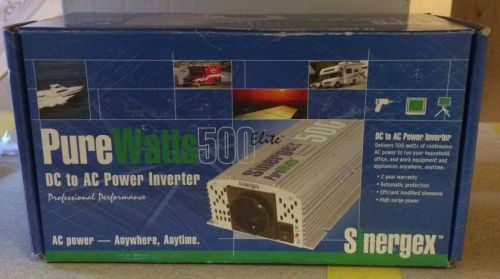 Sinergex PureWatts 500 Elite DC to AC Power Inverter, US $, image 1