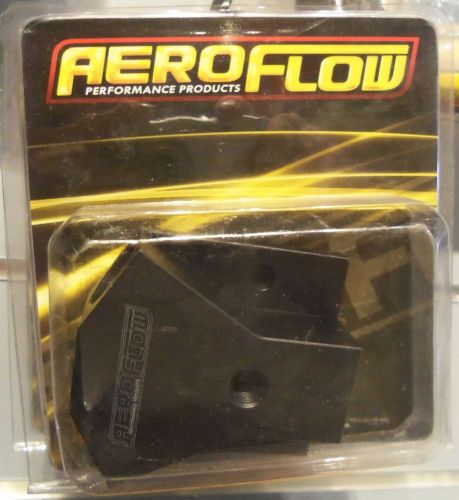 Aeroflow billet y-block with 1/8" npt port - 8an inlet/outlet