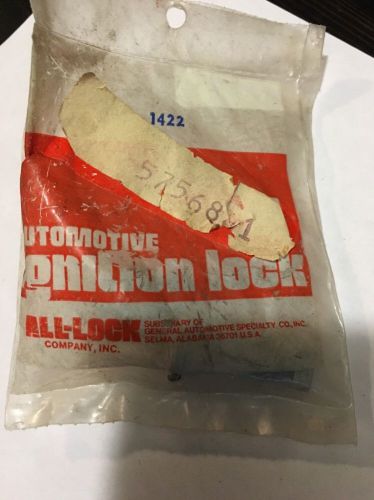 Locksmith all-lock 1422 ignition lock cylinder for gm two keys nos free shipping