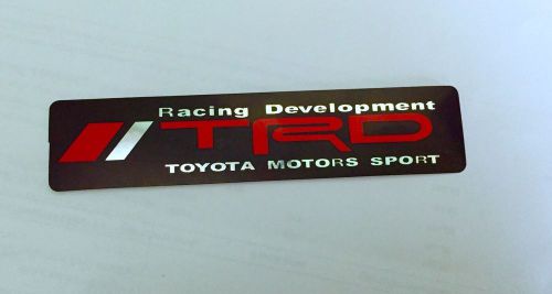 Trd racing development sticker/decal car truck