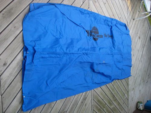 Sun tracker 16&#039; or 18&#039; bass buggy blue original 1991-93 pontoon mooring cover