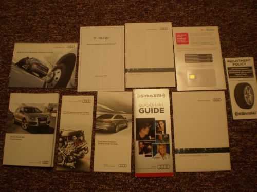 2012 audi q5 suv owners manual books guide all models