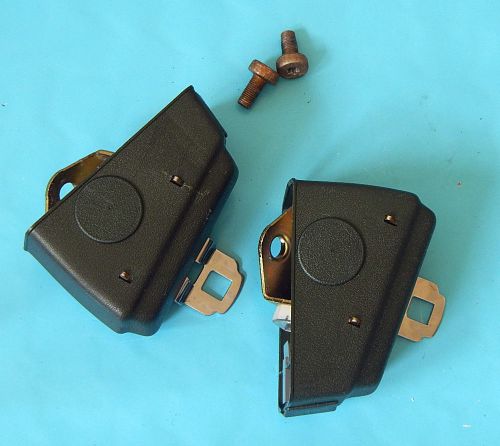 1972-76 lincoln continental mark iv front seat belts rh+lh - set of 2 - green