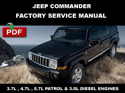 Jeep commander 2006 2007 2008 2009 2010 factory service repair workshop manual