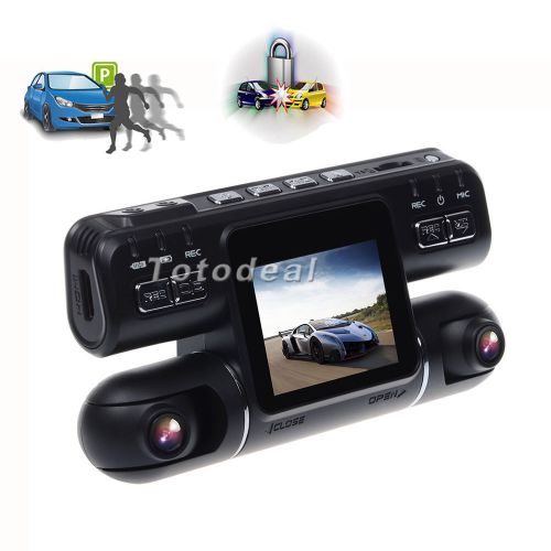 Hd 720p dual car dash cam front and rear camera 360° video for uber taxi drivers