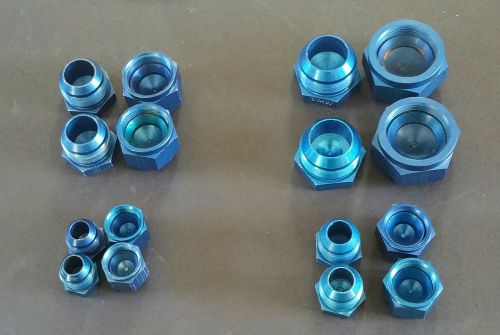 Aeroquip caps &amp; plugs  racing     -10  -12  -16  -20            earls bmrs