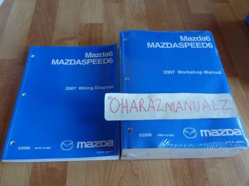 2007 mazda 6 mazdaspeed6 service &amp; wiring diagrams manual  **sealed**