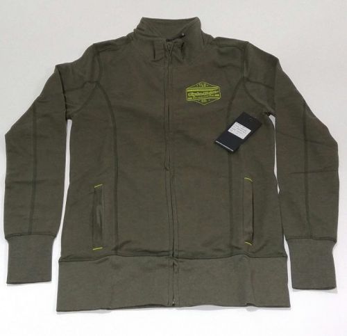 Troy lee designs desert olive womens single track fleece medium 6204-5002