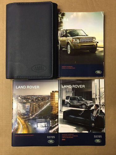 2011 land rover lr4 owner&#039;s manual with case