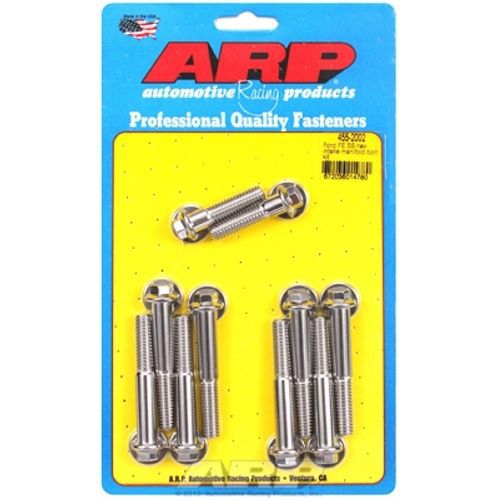 Arp 455-2002 intake manifold bolt kit, for ford fe ss hex