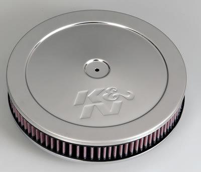 K&n air cleaner 11" dia round red cotton gauze element 60-1150