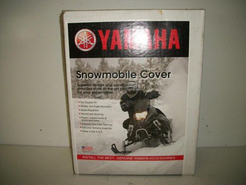 Nos nib yamaha 06 apex attak custom cover black gray sma -cover-62-00