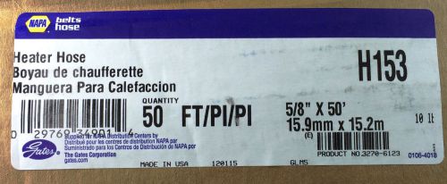 Napa 3270-6123 heater hose 50' ft x 5/8" id h153 marine boat