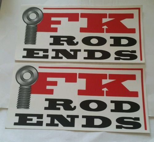 Fk rod ends racing decals stickers offroad atv drags dirt mint400 diesel nhra
