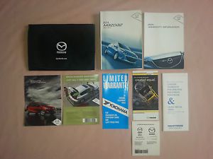 Oem 2014 mazda 2 owner&#039;s manual set &amp; case owners guide mazda2 user&#039;s books user
