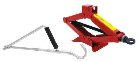 1 ton scissor jack set 13.75" lift non-slip handle tools car auto rv workshop 