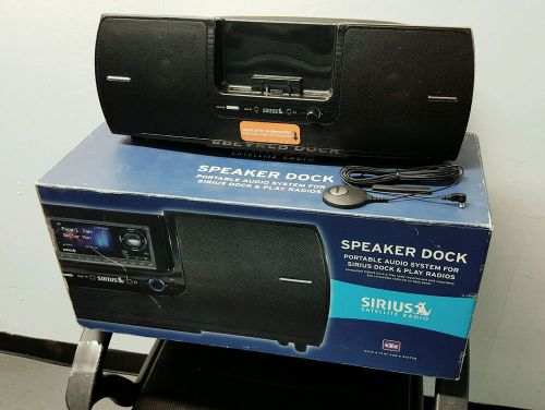Sirius speaker dock subx2 boombox open box