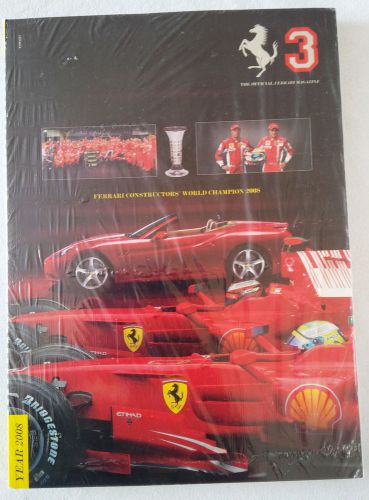 Official ferrari magazine year 2008  nr 3  yearbook new ship wwide eng-ita