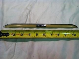 1941 buick interior door garnish (trim chrome accent insert)