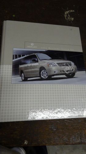 2004 04 mercury monterrey dealer/dealership/sales department launch kit.