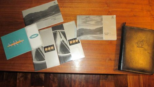 2000 acura tl owners manual set with case