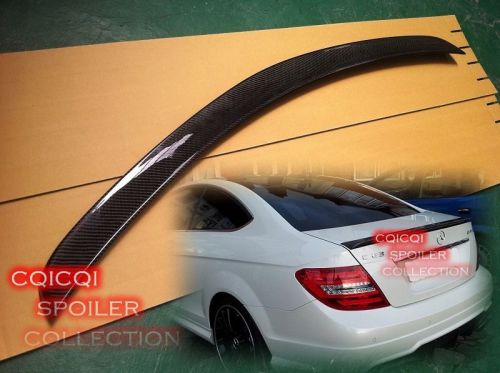 Carbon fiber m-benz 2011~2016 c204 c class coupe amg type trunk spoiler ◎
