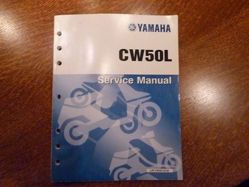 1999 yamaha cw50l motorcycle scooter service manual lit-11616-12-31
