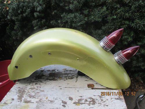 Vintage 1990&#039;s yamaha rear fender with &#039;59 cadillac tail lights