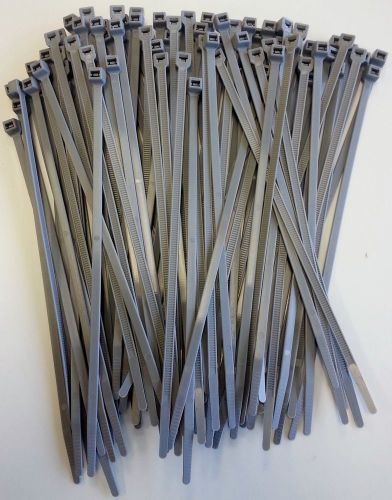 Hotwires split loom colored 7&#039; inch zip ties grey for auto &amp; rod 100 pcs