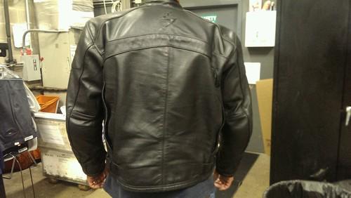 Scorpion exo recruit leather jacket (large)