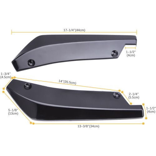 For Hyundai Genesis Coupe Front&Rear Bumper Lip Splitter Spoiler Kits+Side Skirt, US $160.28, image 5