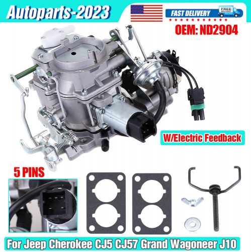 C2BBD 2 Barrel Electric Carburetor W/ 2pcs Gasket For Jeep AMC CARTER 1982-1991, US $136.96, image 17