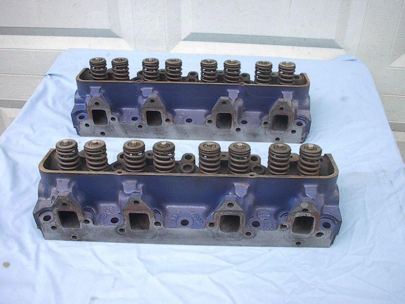 C6ae r heads 14 bolt  exhaust ford mustang cougar torino cyclone comet gt 