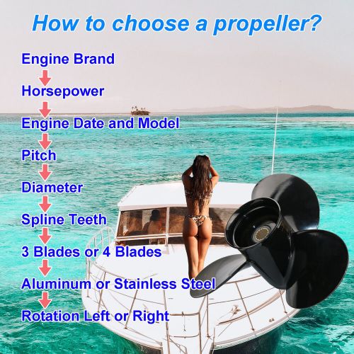 Stainless Steel Propeller 10.25x16 For Mercury Mariner Outboard Engine 25-70HP, US $165.00, image 12