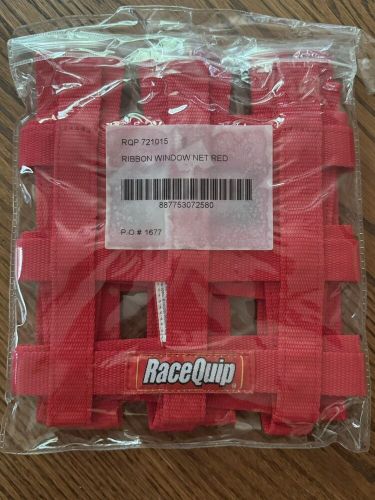 New 721015RQP Red RaceQuip Ribbon Style Race Car Window Net, US $24.99, image 2