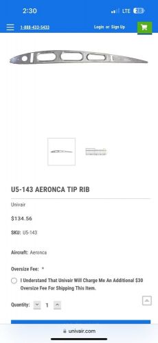 Aeronca 7ac / 11ac new wing ribs