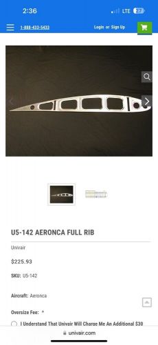 Aeronca 7AC / 11AC New Wing ribs, US $265.00, image 5
