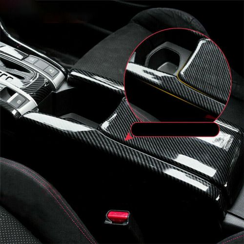 3pcs Central Armrest Panel Box Decorative For Honda Civic 2016-2021 Carbon Fiber, US $33.74, image 6