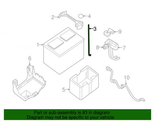 Genuine Nissan Hold Down Bolt 24425-8990B, US $30.46, image 2
